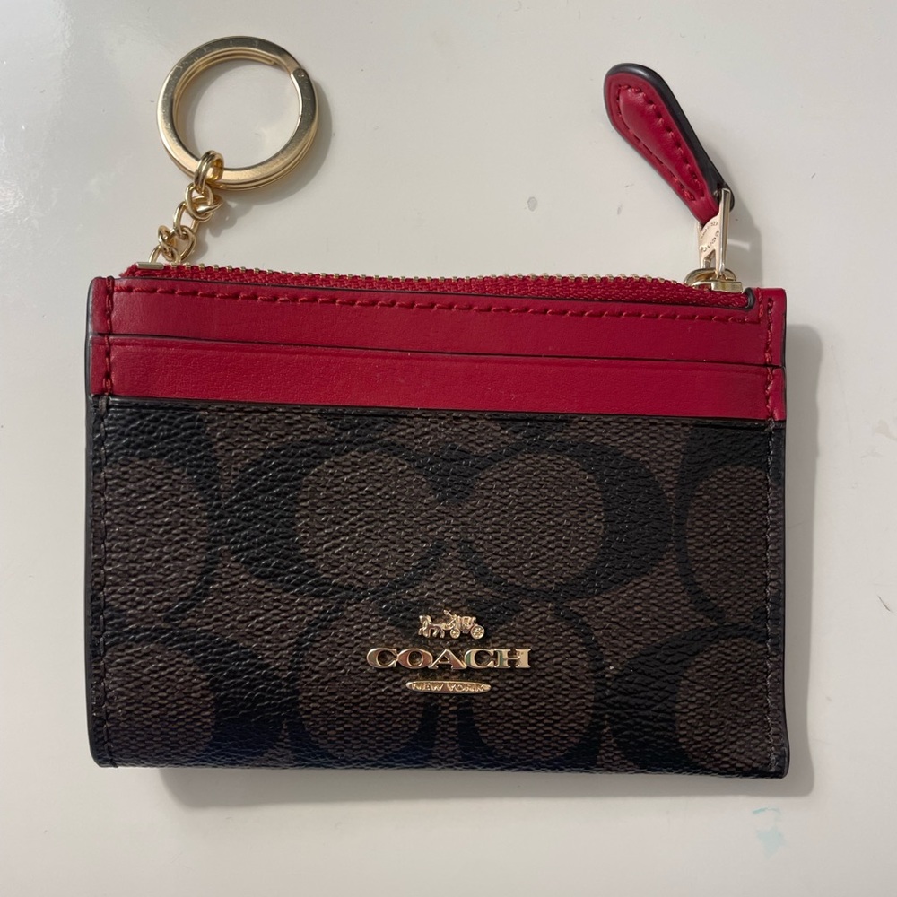 LIGHTLY USED Coach card holder wallet